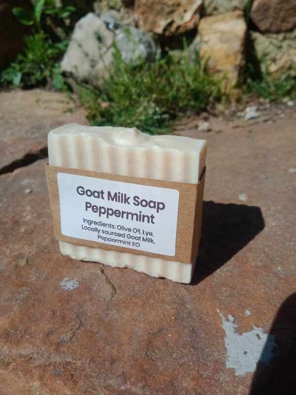 Peppermint Goat Milk Soap Bar